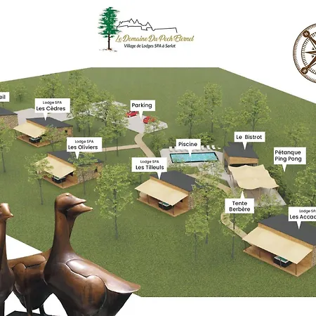 Le Pech Eternel-lodge Tilleuls *