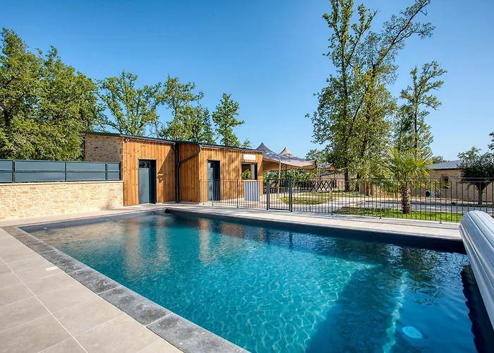 Feriehus Le Pech Eternel-lodge Tilleuls Sarlat-la-Canéda